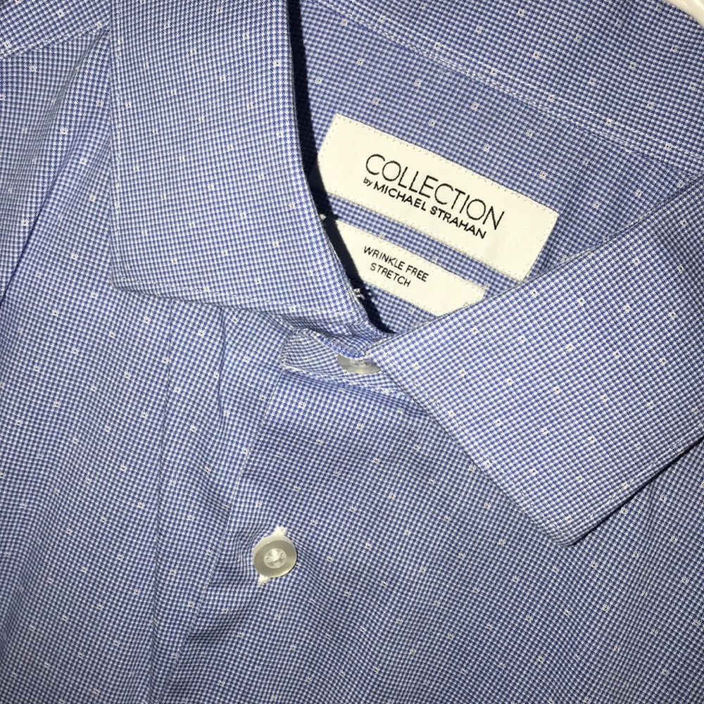 EUC Button Down Dress Shirt Size 36/37 17 1/2